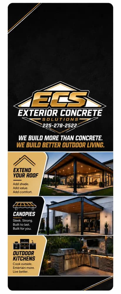 Exterior Concrete Solutions door hanger