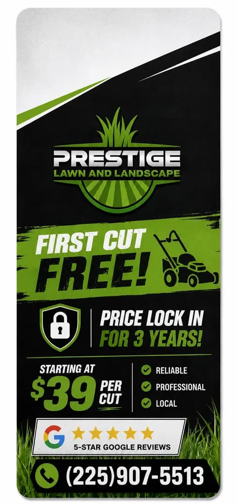 Prestige Lawn & Landscape door hanger